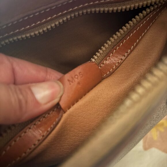 Auth Vintage Celine Macadam Top Handle Brown Bag - Picture 10 of 13